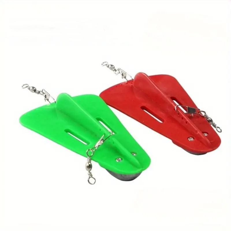 Fishing Depth Finder - Bleigewichtetes Tauchbrett, Tiefsee-Angelausrüstung, Kunststoff-Tauchbrett, mit Drehgelenk,