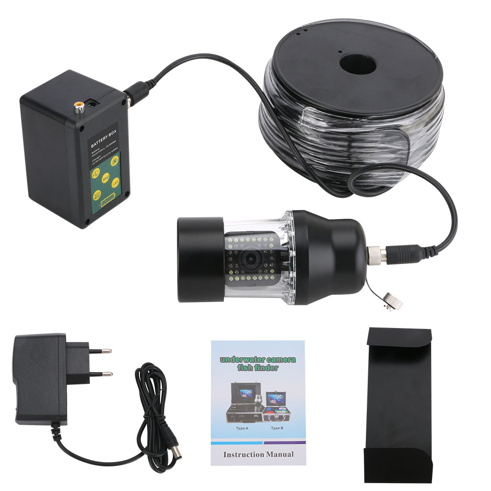 Fishing Camera - 9-Zoll-DVR-Recorder 100 m Unterwasser-Angelvideokamera IP68 wasserdicht