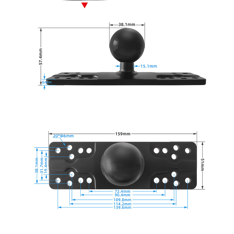 1,5-Zoll-Fischfinderhalterung  – Fish Finder Mount Bewertung und Preis