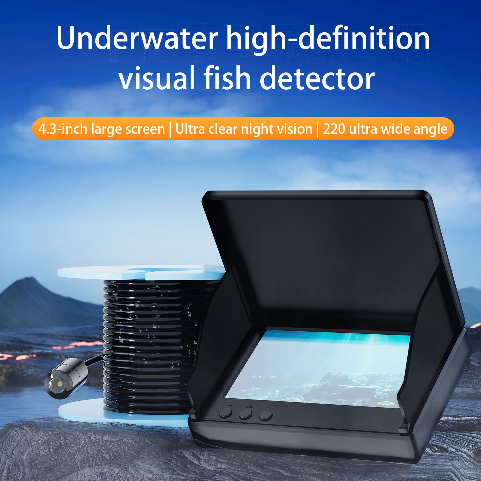 4,3 Zoll Unterwasser 15/30M An – Underwater Camera Bewertung und Preis