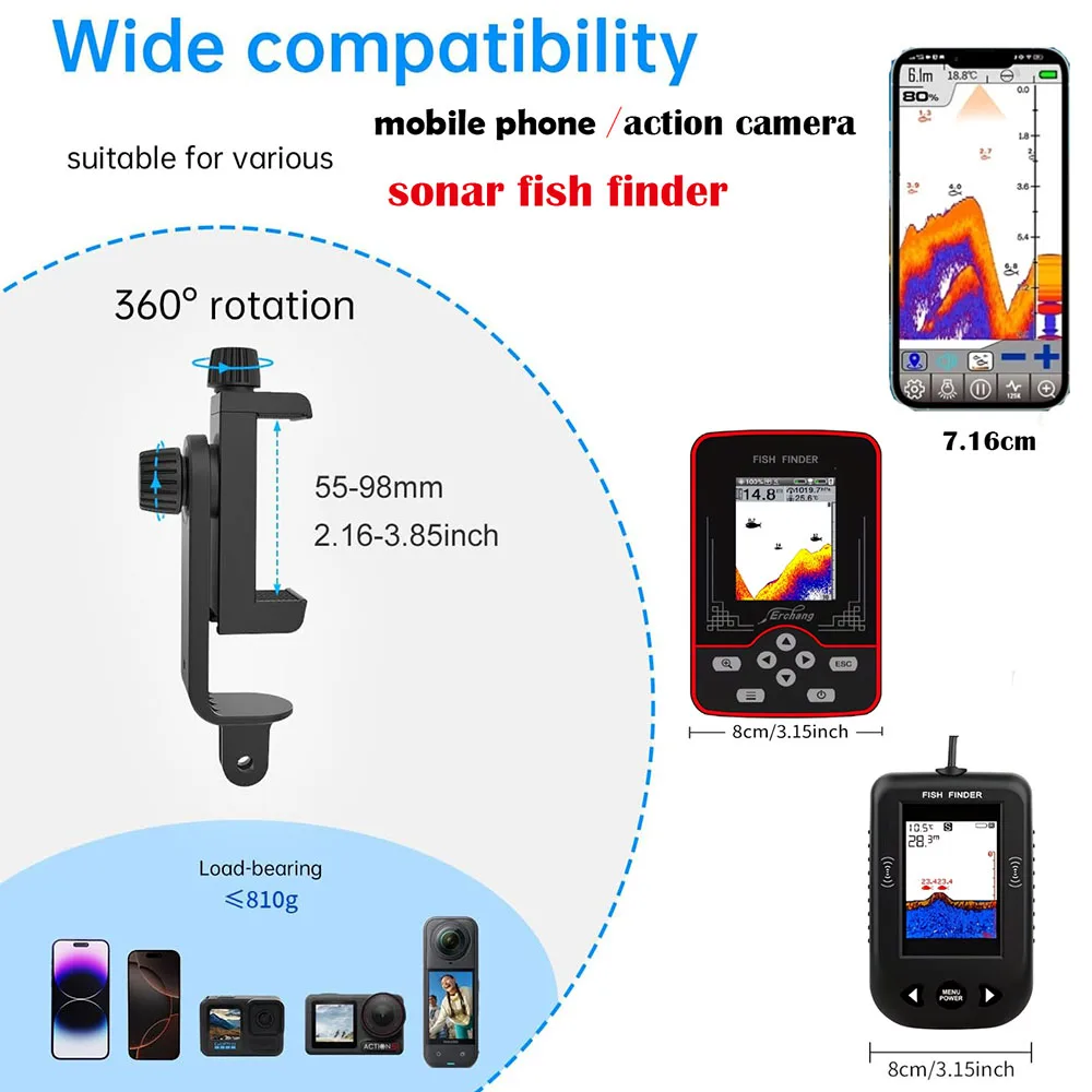 Brustmontierter Fischfinder-Ha – Fish Finder Mount Bewertung und Preis